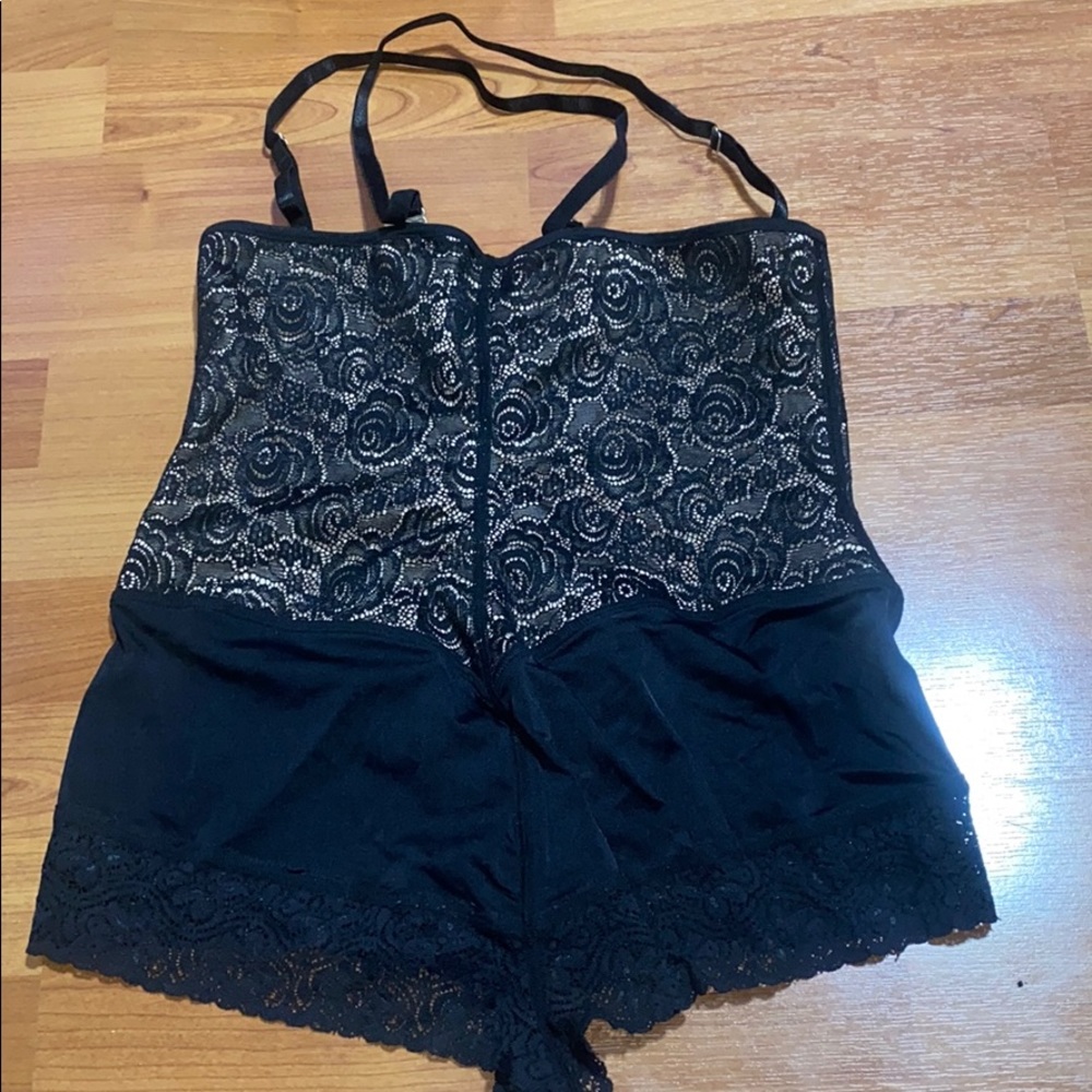 **SOLD** Lace Romper Corset Shapewear